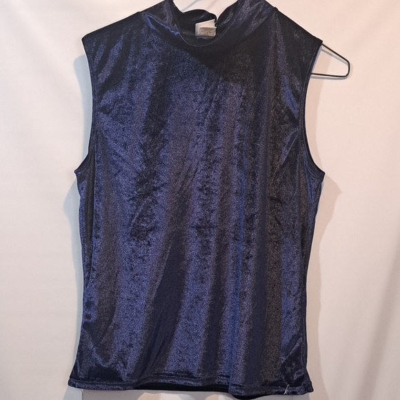 Gilligan & O'Malley, Velvet look, Sleeveless Top, sz M - Picture 8 of 8